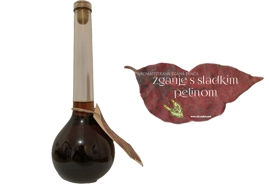 Žganje s sladkim pelinom